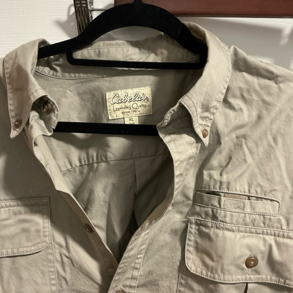 Cabela's Men's Beige Shirt Jacket